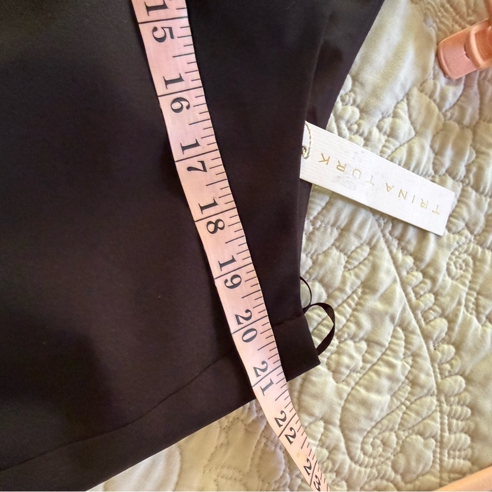 Trina Turk Black Dress Size Large NWT - Picture 8 of 10